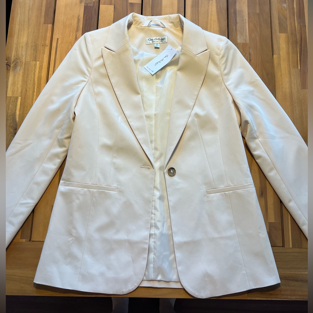 Miss Selfridge cream blazer